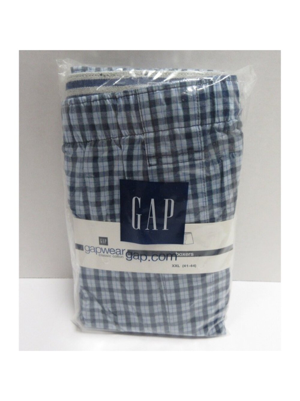 VINTAGE Gap Underwear XXL Boxer Forsythe Check Classic Cotton 2007 NEW